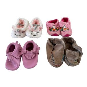 Adorable Baby Girl 4pc Shoe Set Asst Sizes